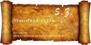 Sternfeld Zilia névjegykártya